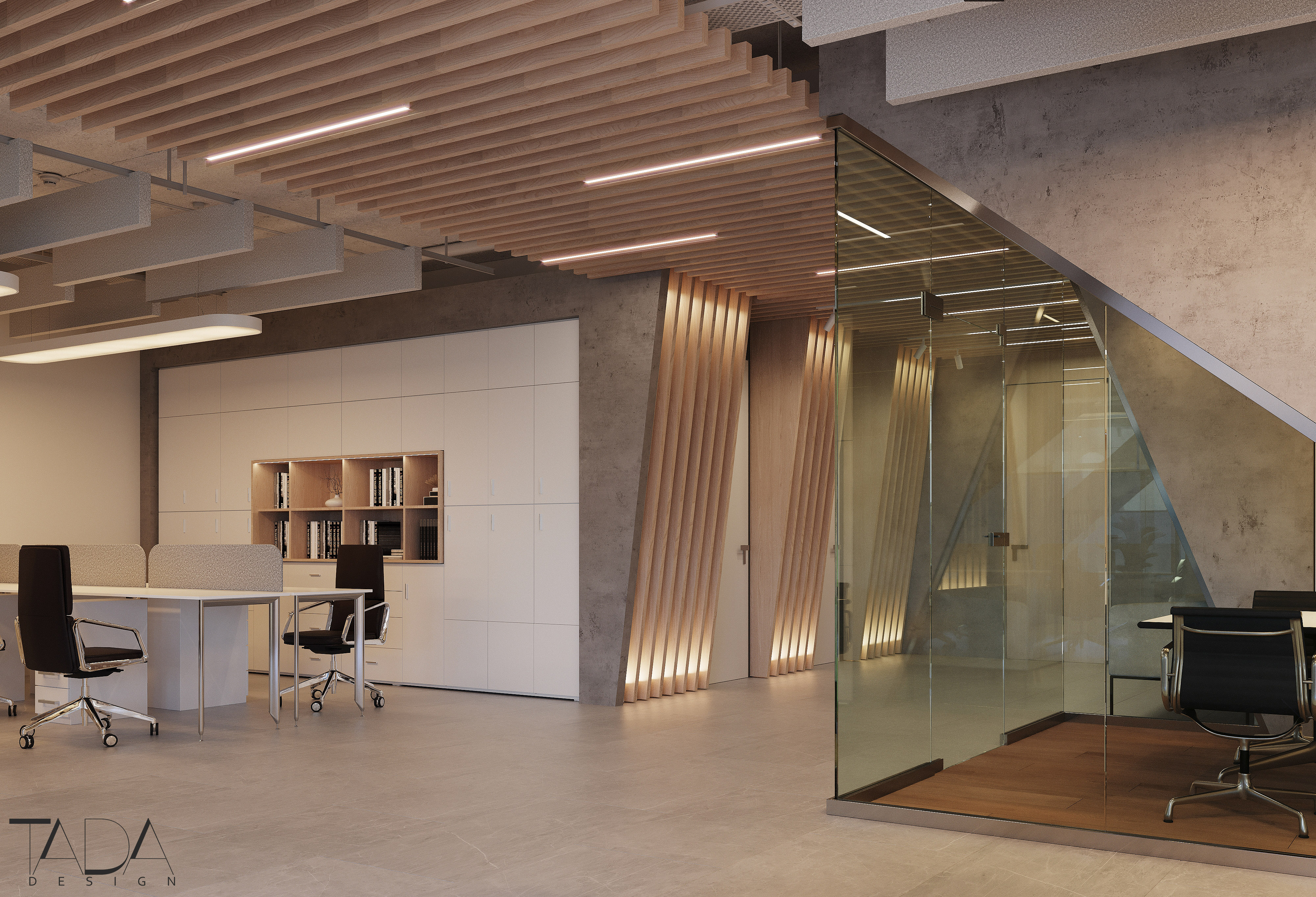 莫斯科城市当代办公室设计丨俄罗斯莫斯科丨ANDREW PORVATOV | TADA DESIGN-15