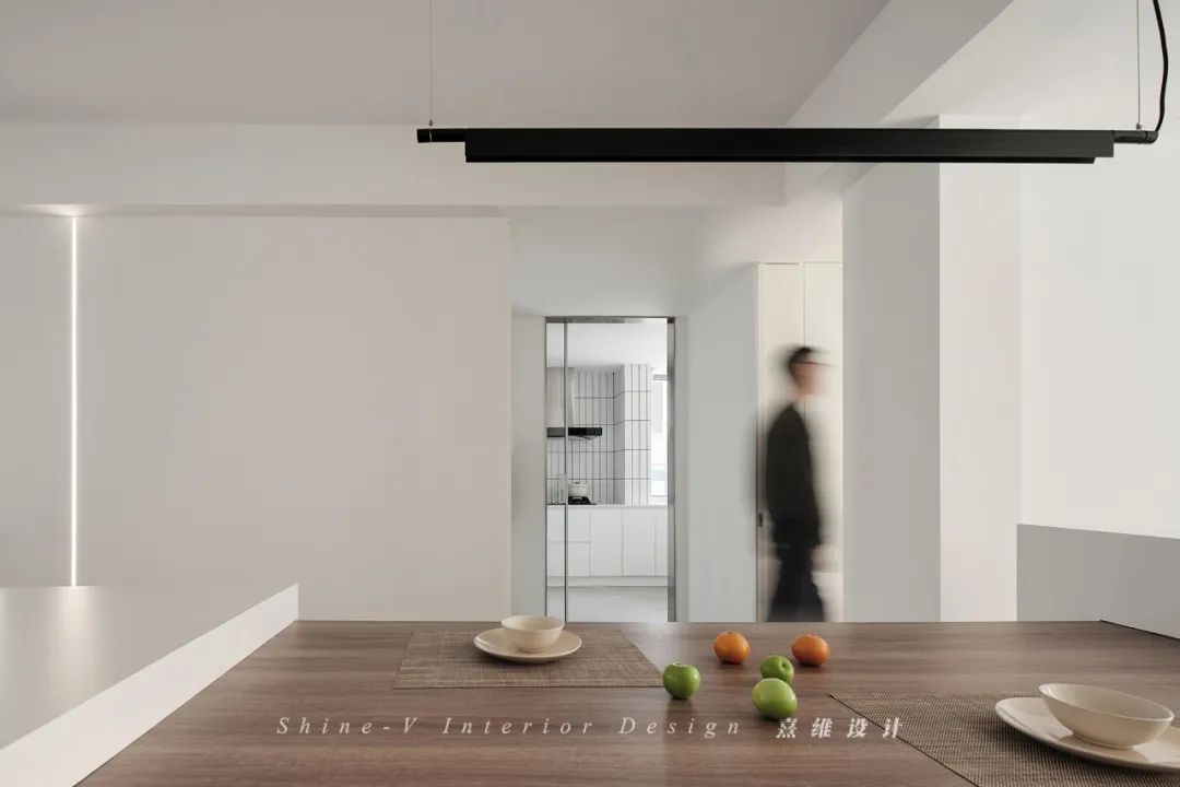 逾白 · 115㎡纯白空间,开放式客餐设计丨中国南京丨熹维设计-53