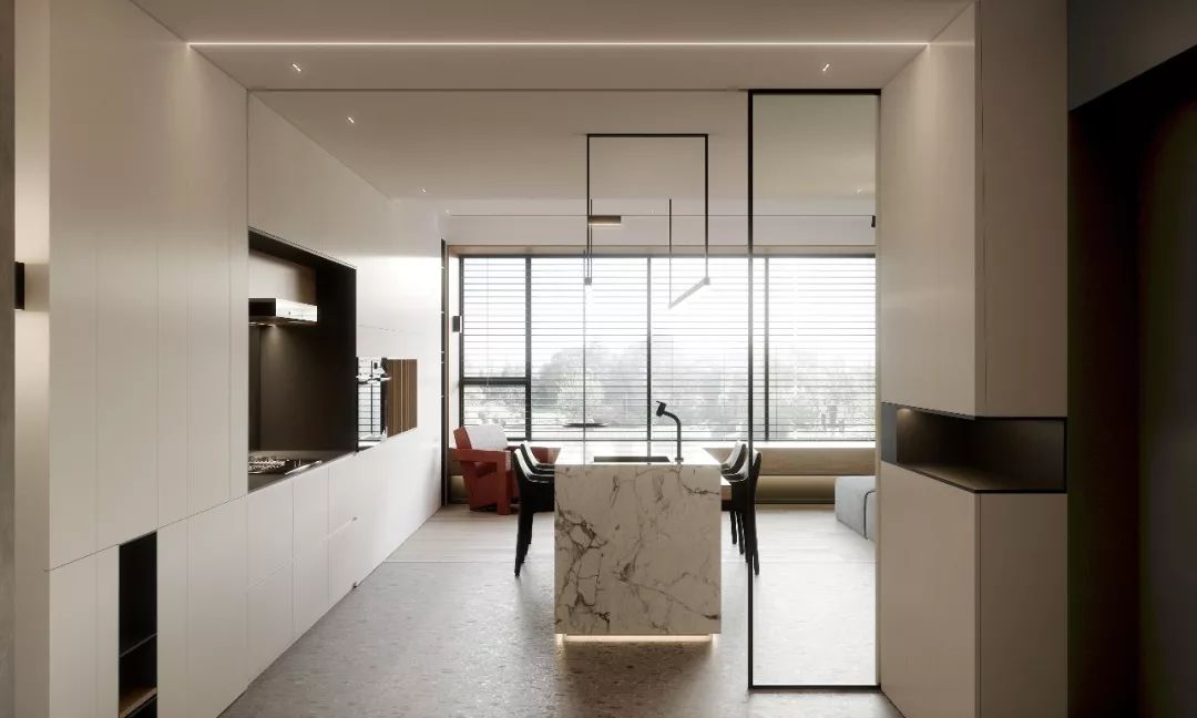 上海 169㎡极简平层，温暖人文家居设计-21