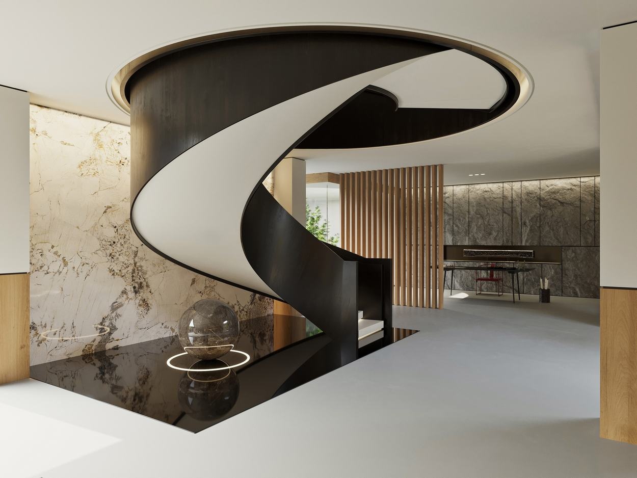 忆江南·中式别墅丨ZHBB 效果表现-26