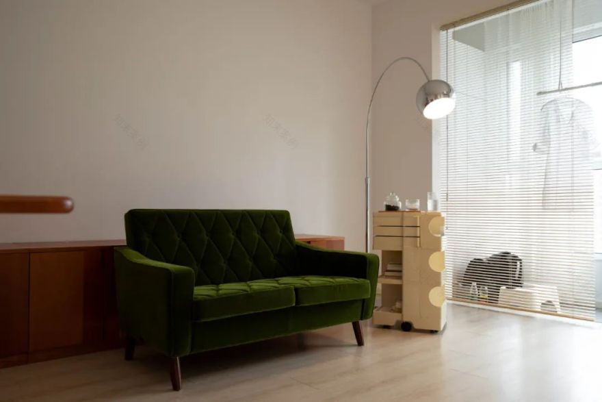 92㎡一人居,起居室,岛台加三分离,满满日系风-42