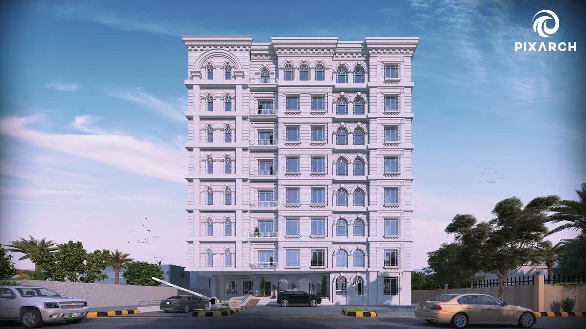 公园景签名公寓丨PakistanLahore丨Pixarch Architectural Visualization-15