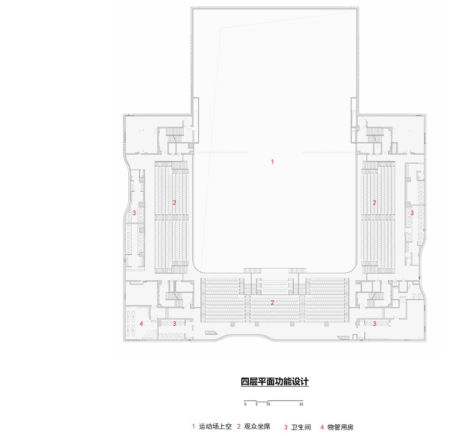 龙泉中学体育馆 | 高效利用空间的多功能设计典范-58