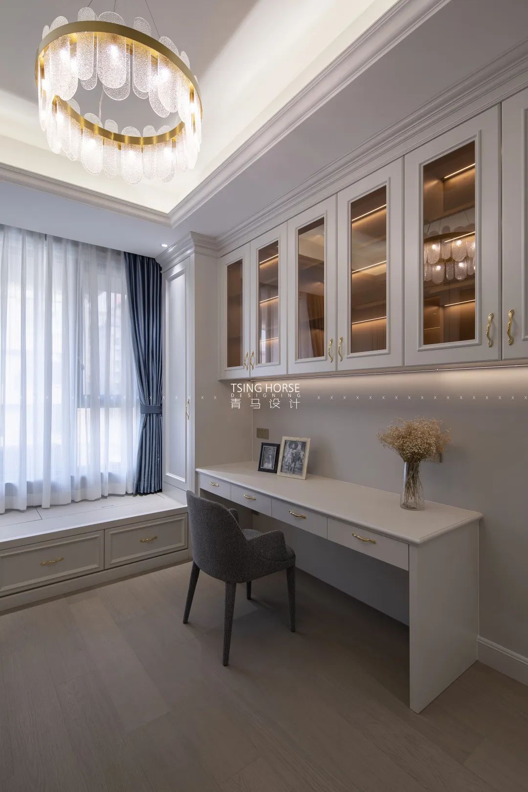 鼎鑫万和法式奢华大平层设计丨苏怡人,王清玉设计团队-70