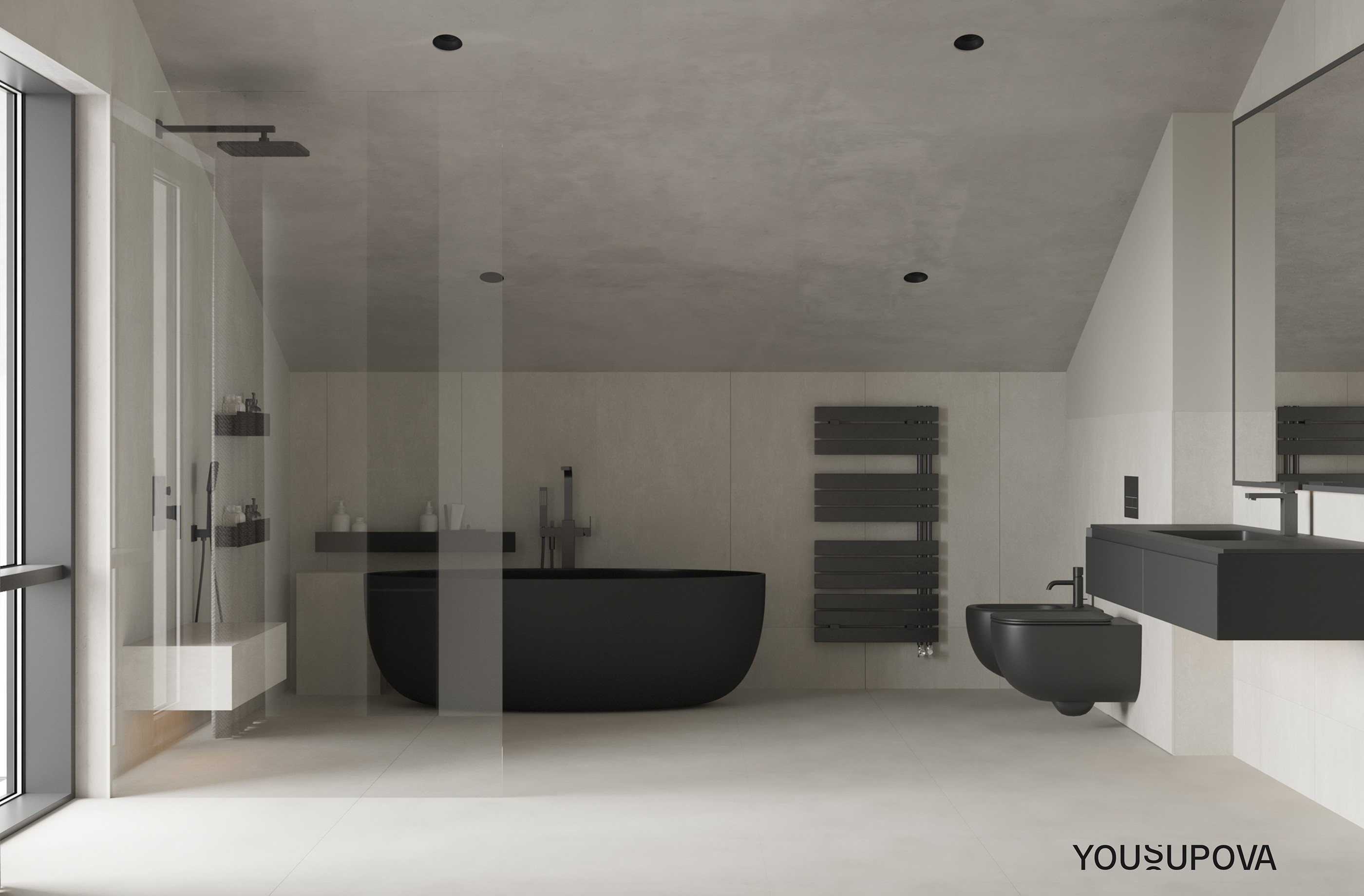 水泥灰色系 空间设计-24