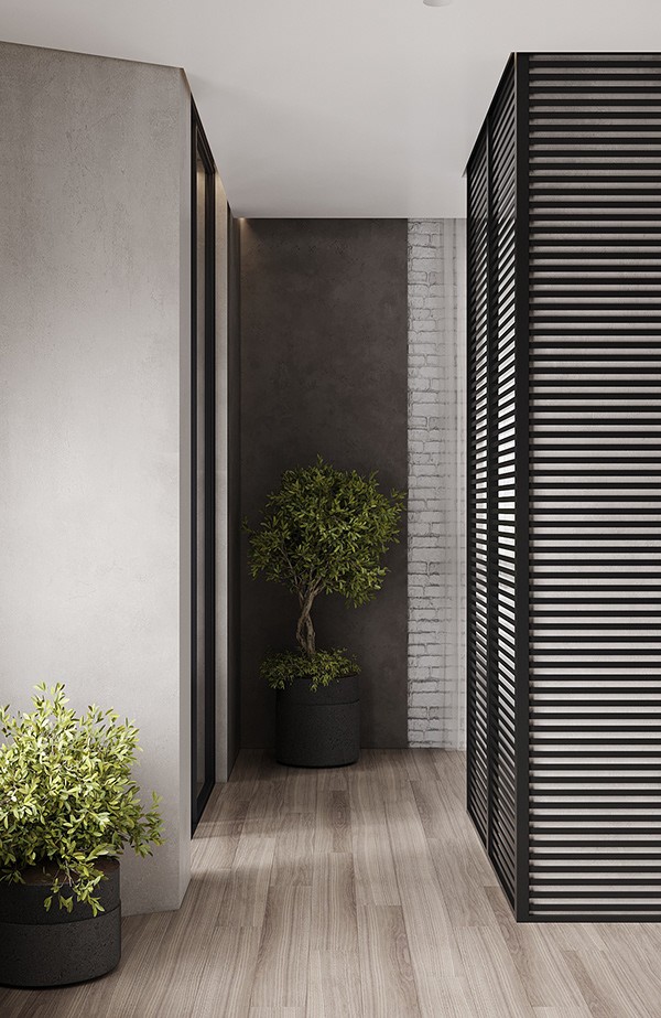 高级灰色系公寓设计 超舒适-22