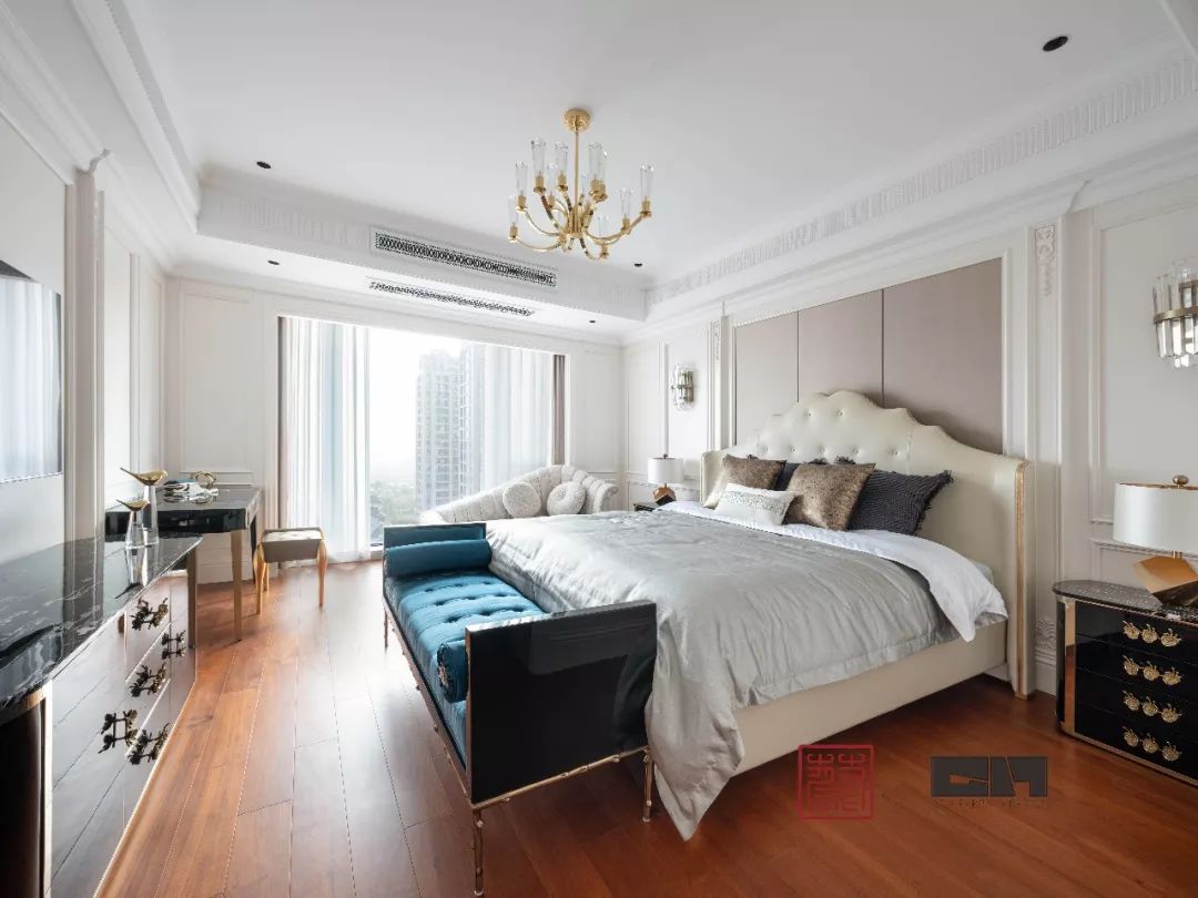 椒江巴黎跨界之中央花园轻奢设计-58