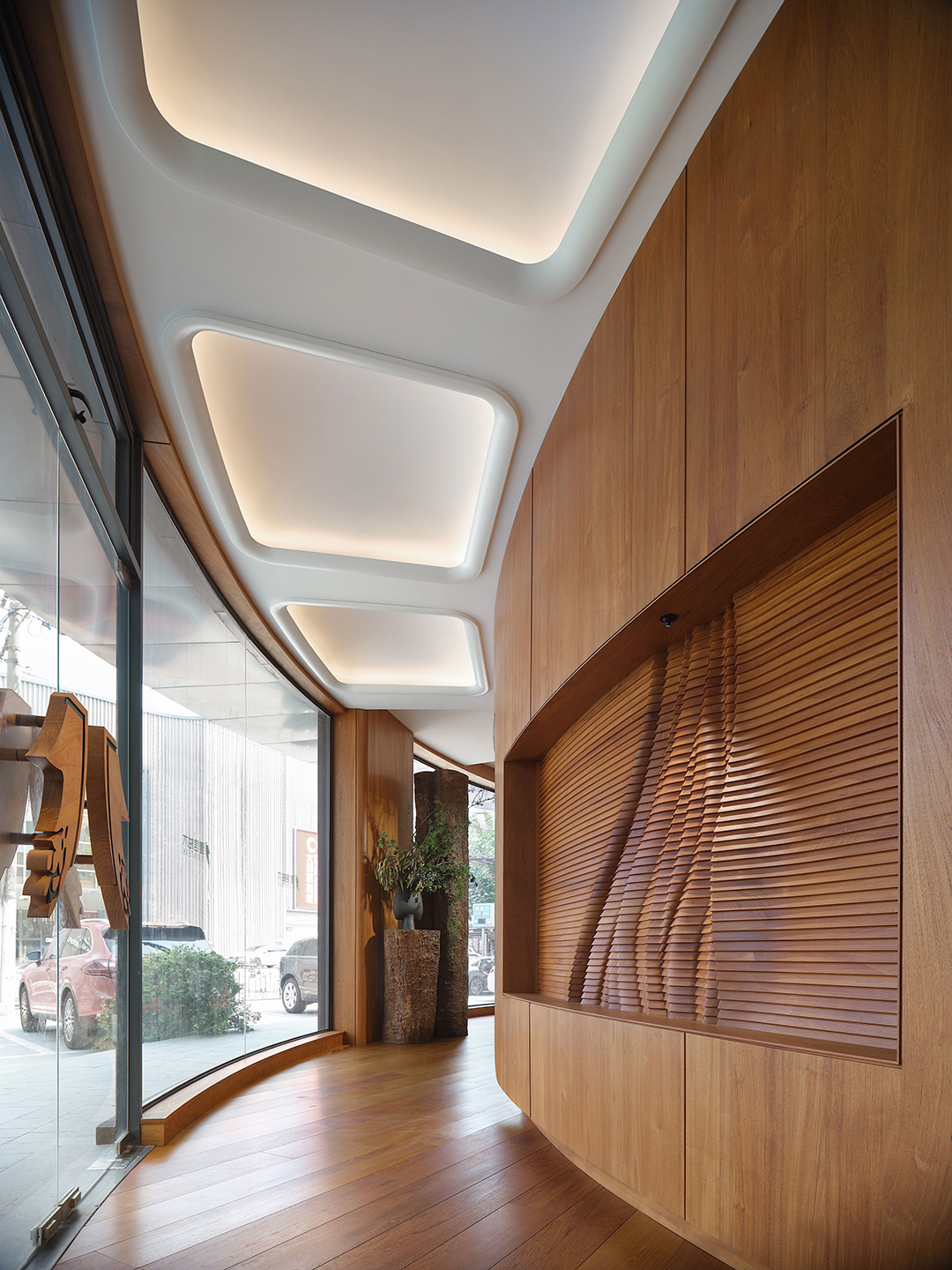 壹信柚木展厅丨中国上海丨上海龙祉空间设计有限公司-11