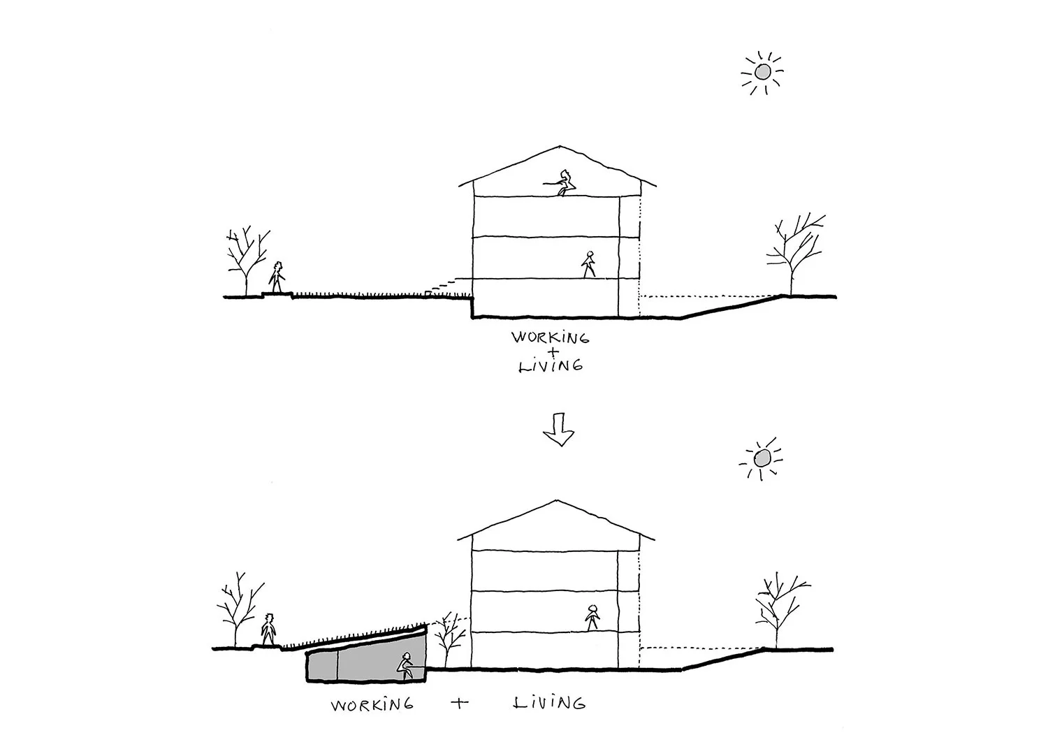 下沉式设计工作室丨斯洛文尼亚丨dekleva gregorič architects-4