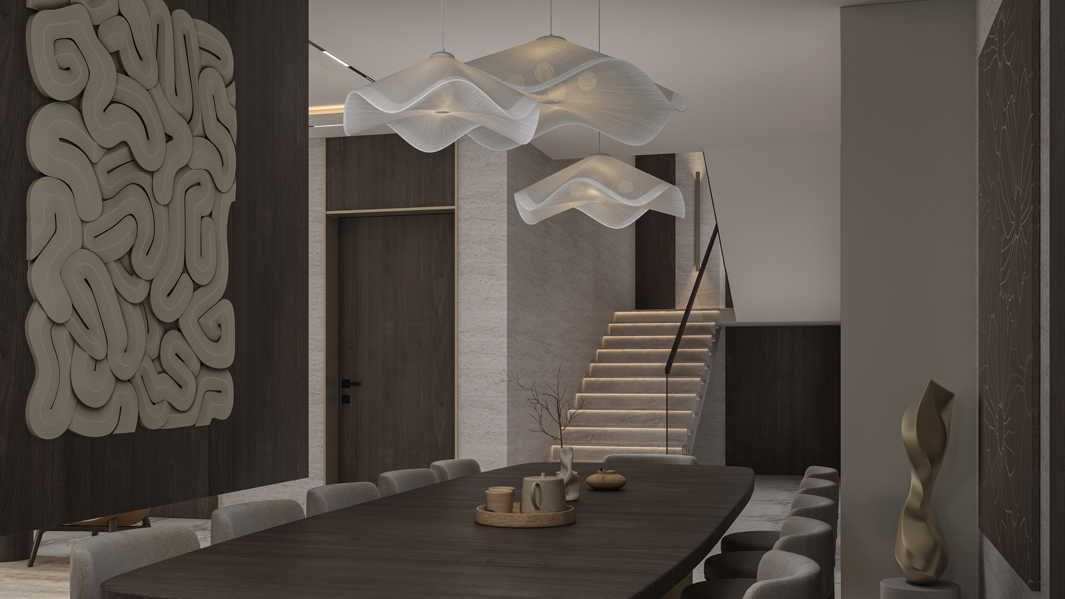 客厅与餐厅空间设计-9