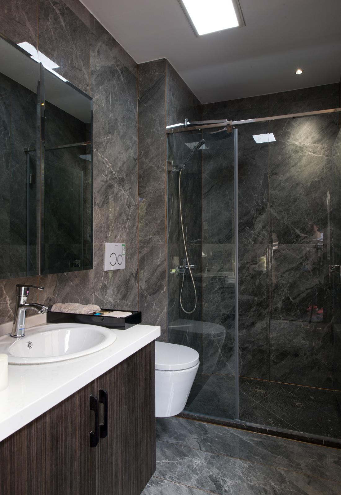 新中式四居室复式设计-31