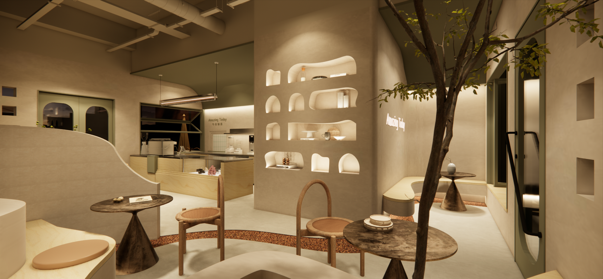 与甜美相悖的诧寂之美丨再設計空间事務所-17