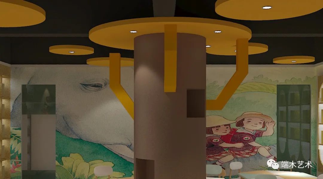 丹青坊 | 现代校区设计，温暖童年的艺术空间-29