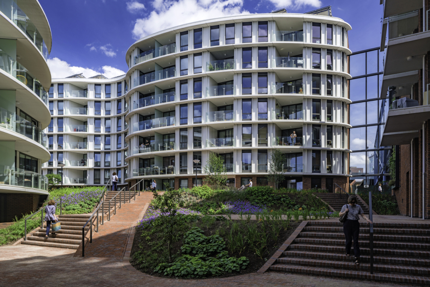 荷兰阿姆斯特丹绿色住宅区的和谐乐章-17