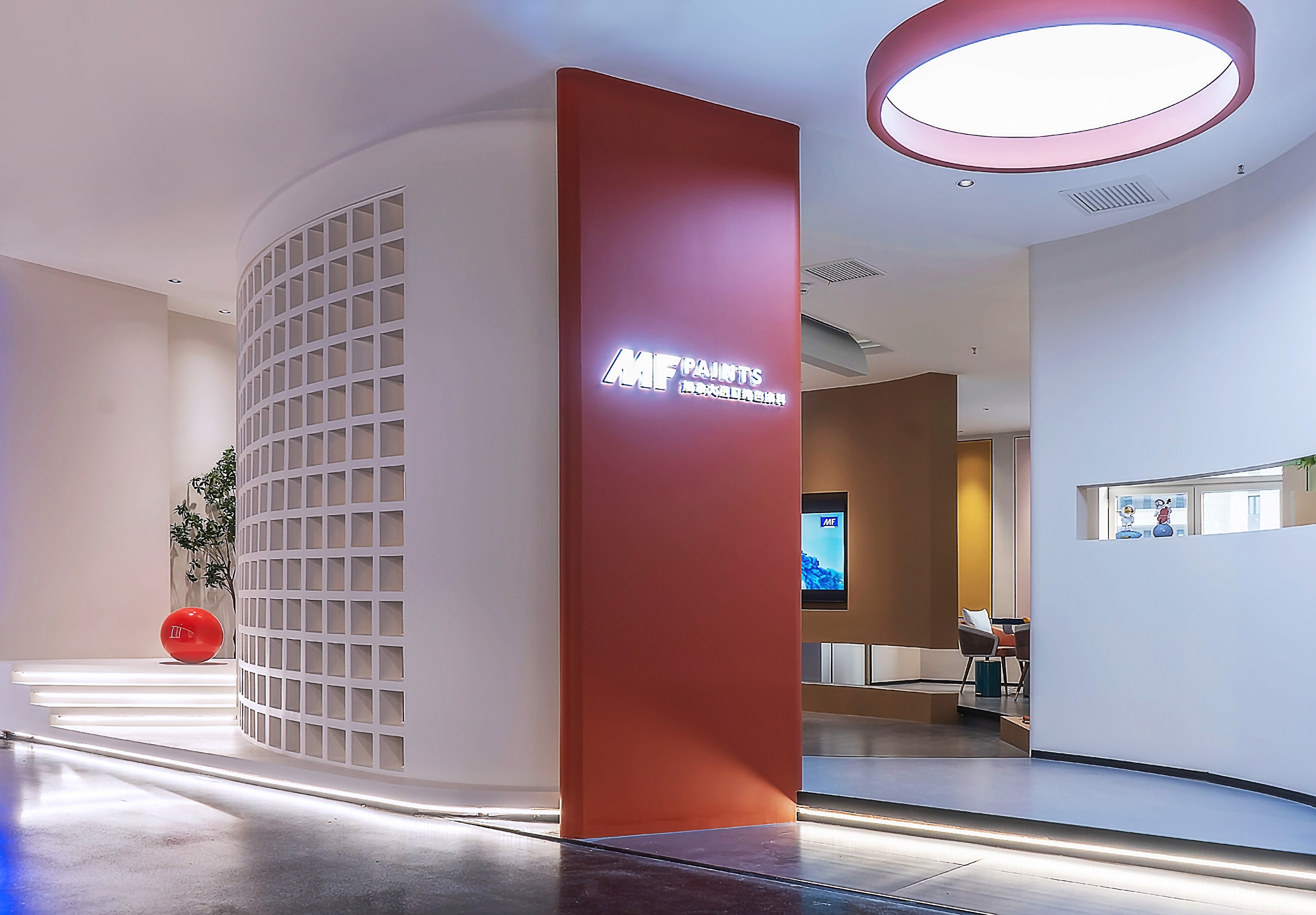 MF 进口涂料展厅丨中国临沂丨一木空间设计-9