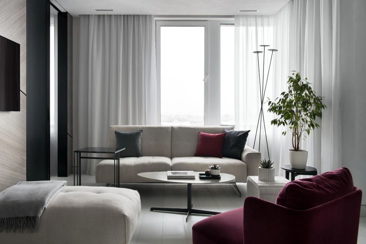 灰色空间室内设计丨Natalya Mitrakova-0