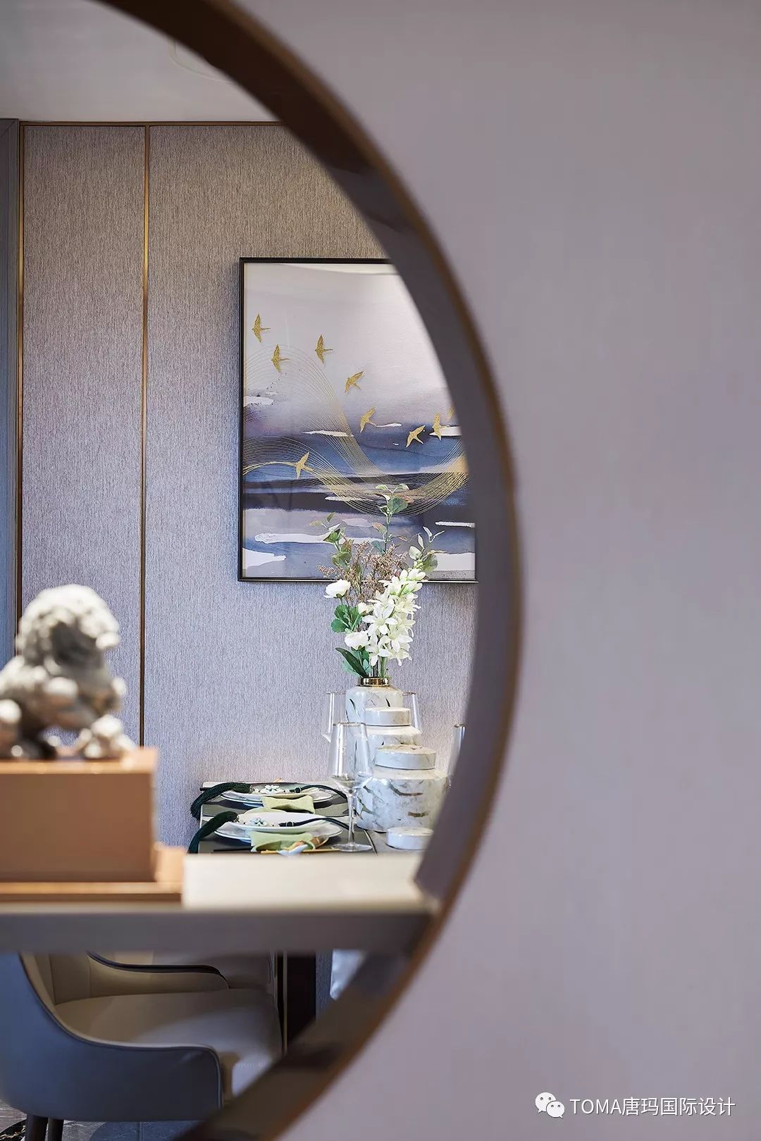 鹰潭星海湾新中式轻奢样板房设计-47