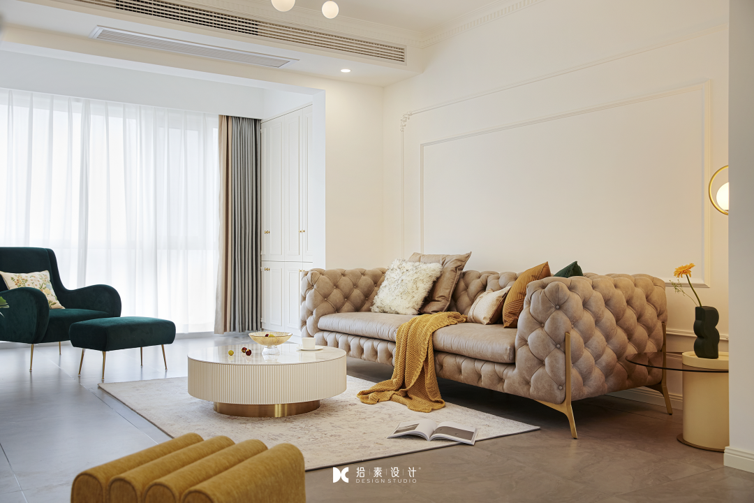 卡皮西纳花园 · 法式轻奢的多彩生活空间丨拾素設計-42