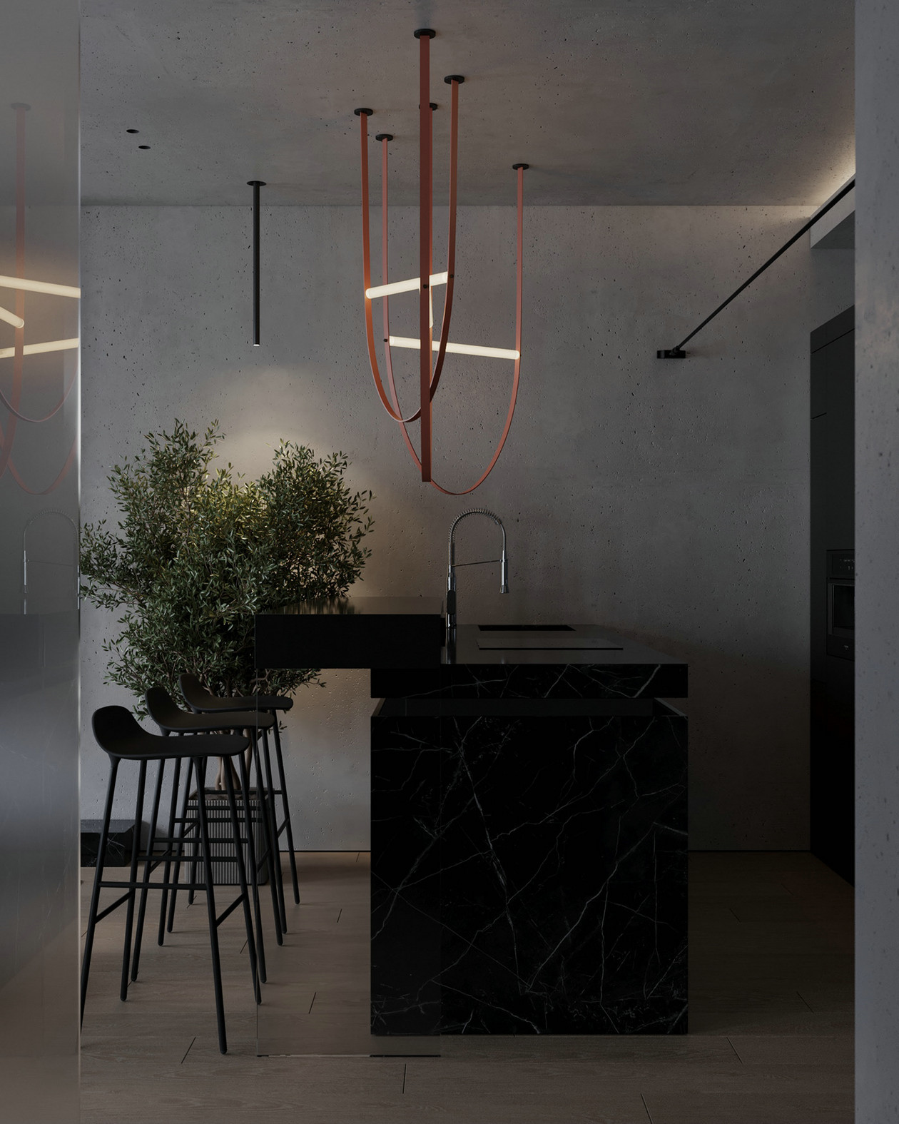 俄罗斯小空间公寓设计 成熟之选，沉稳中带有一丝精致-5