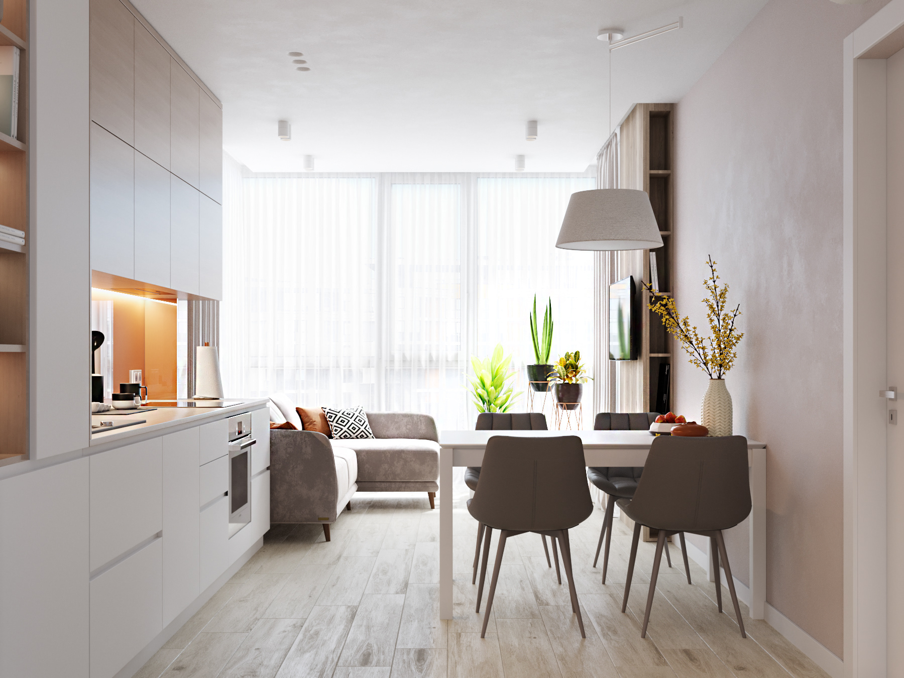 橘子 橘子厨房丨乌克兰基辅丨DVOETOCHIE,Julia Bratuniak-10