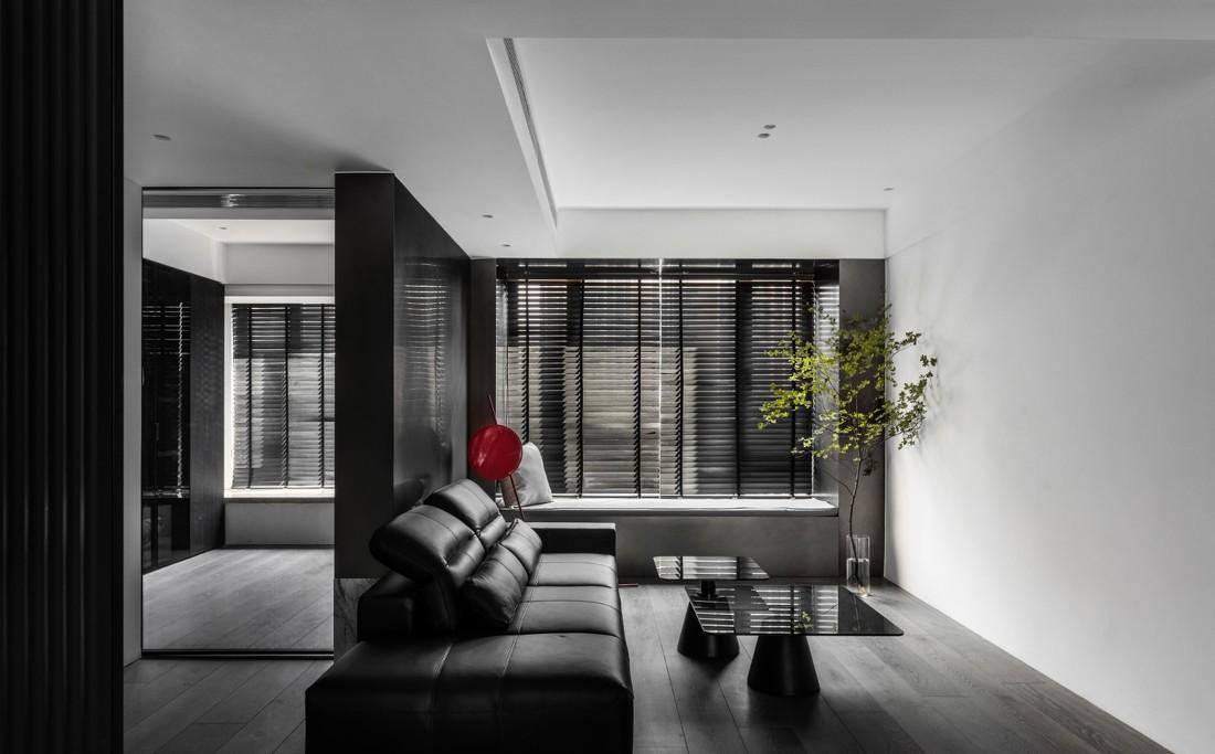 FunHouse 方室设计丨平层丨打破户型定式,楔进书房空间-58