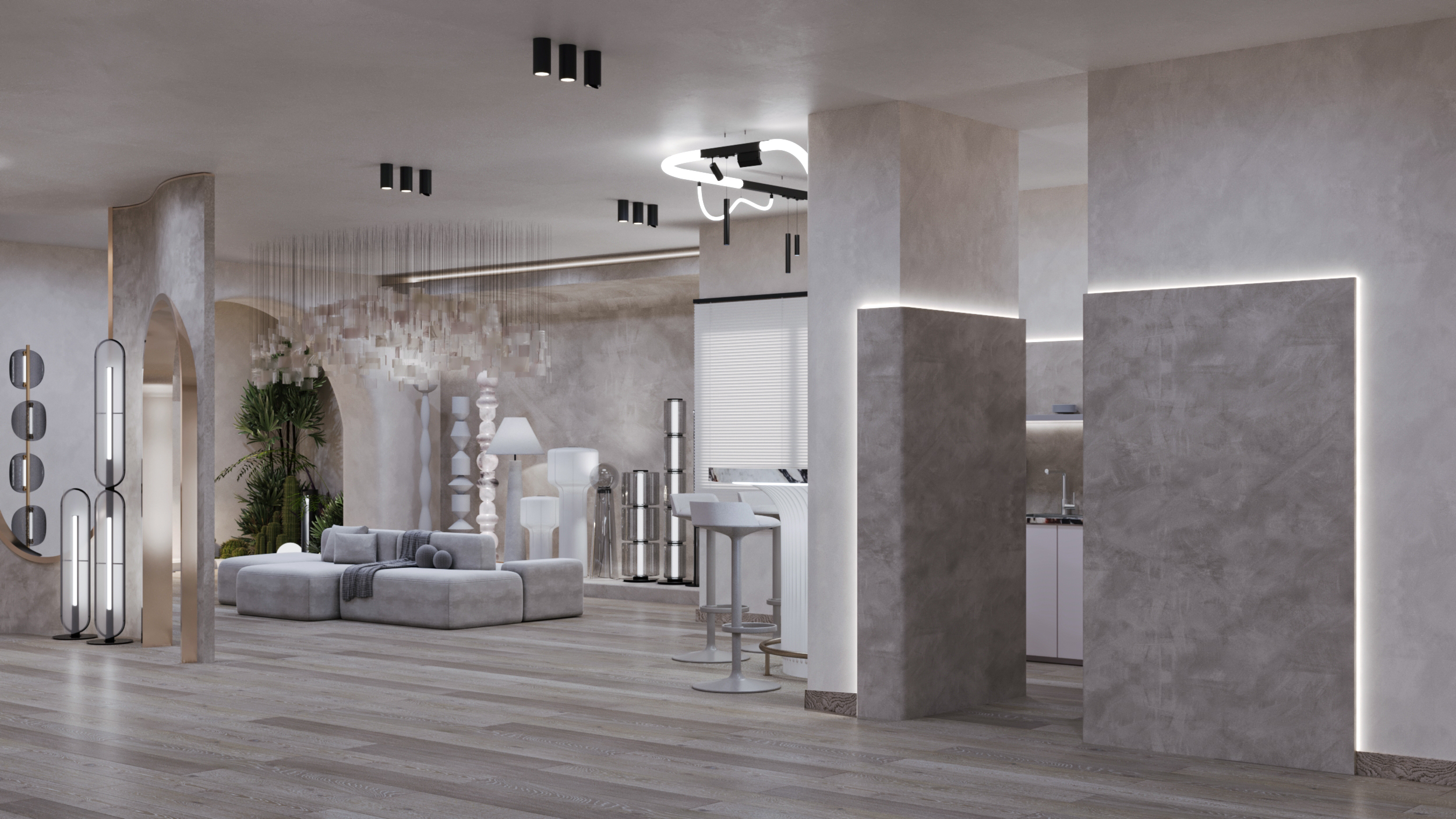 Lighting showroom（地下室）-4