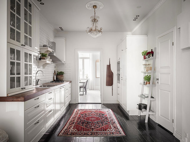 瑞典 73 平米优雅黑白公寓，设计灵感来自经典元素-12