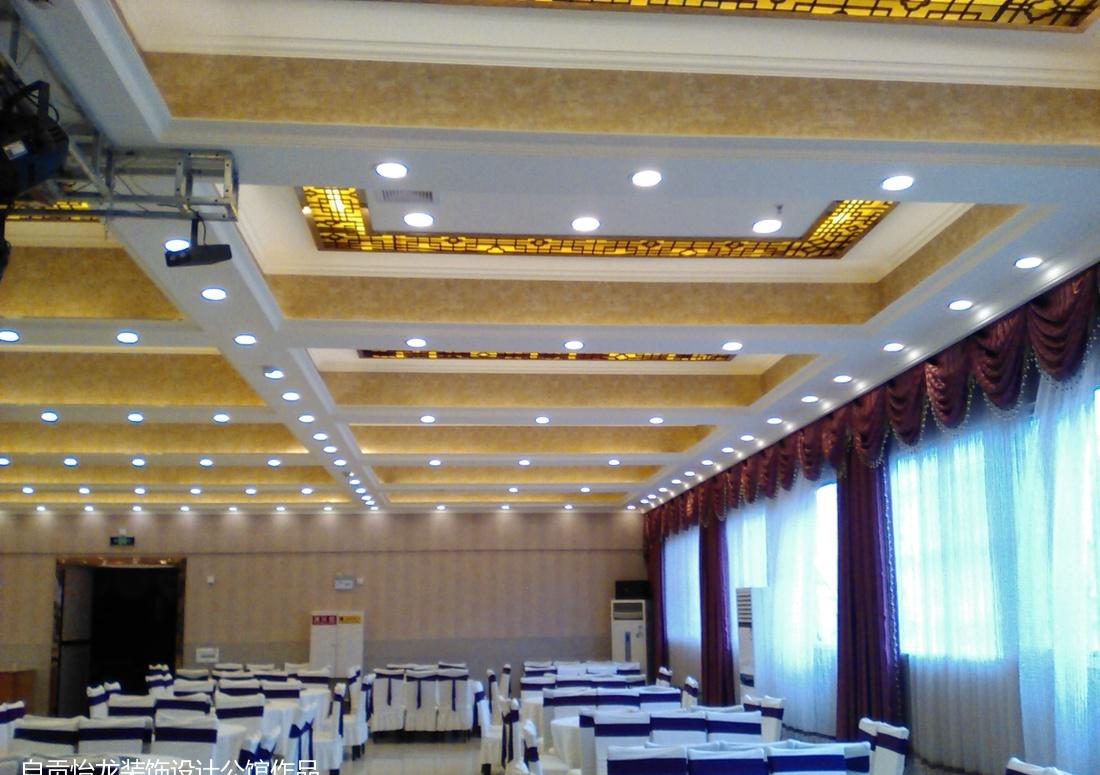 自贡怡龙装饰设计公馆舞台顶面处理手法解读-10