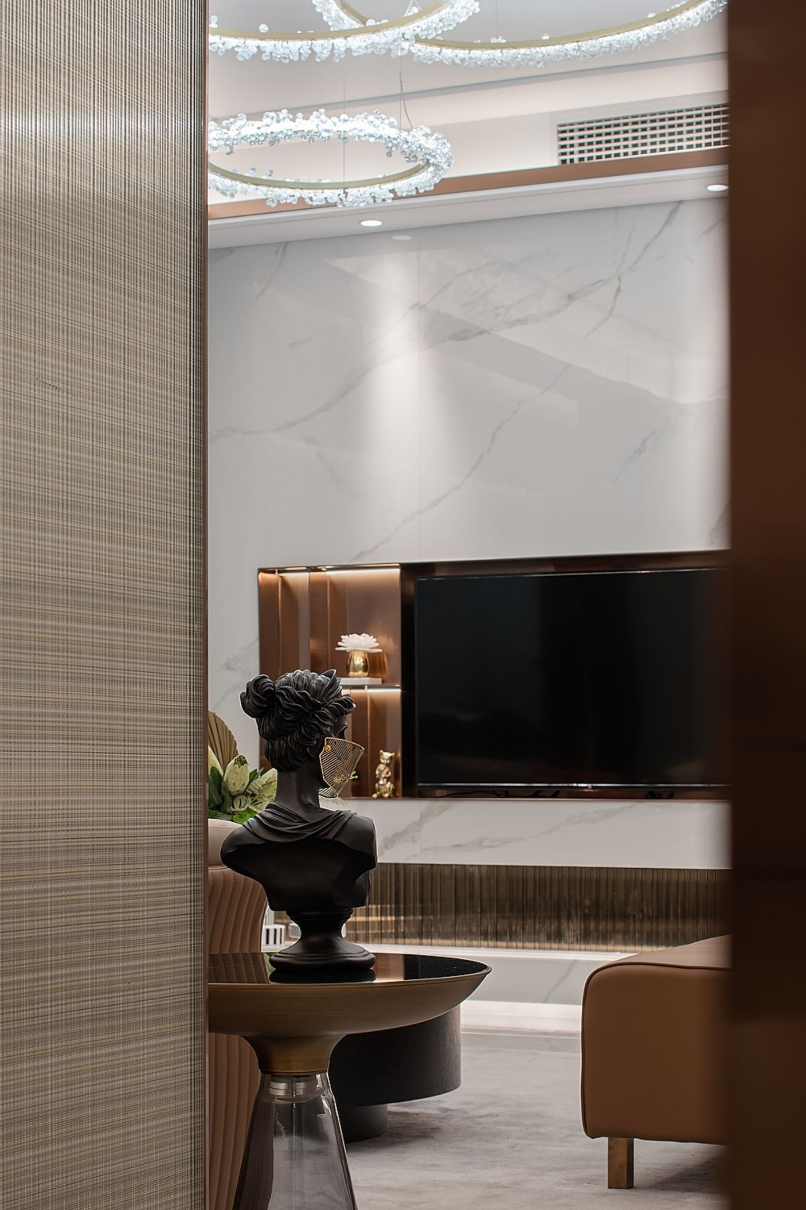 现代客餐厅,卧室,儿童房设计丨中国驻马店丨运成设计-8