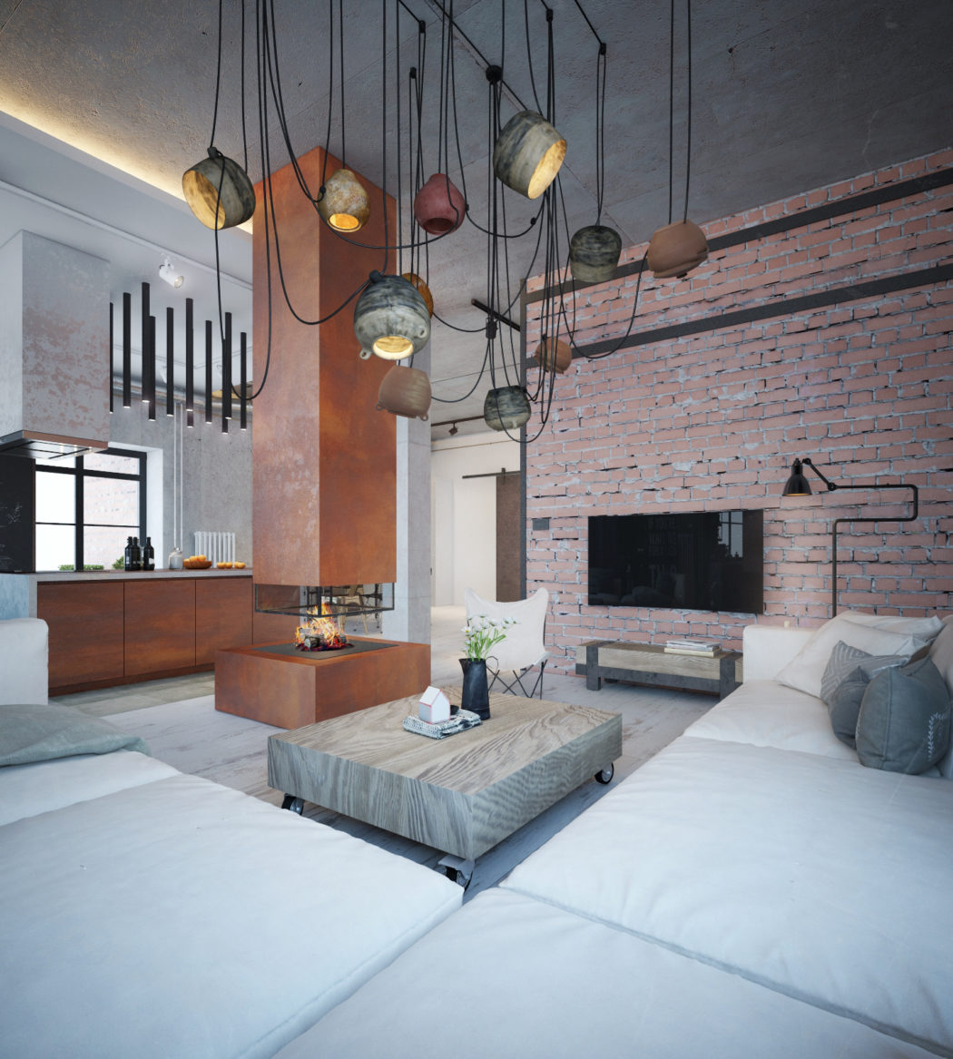 工业风住宅  Zrobym Architects-1