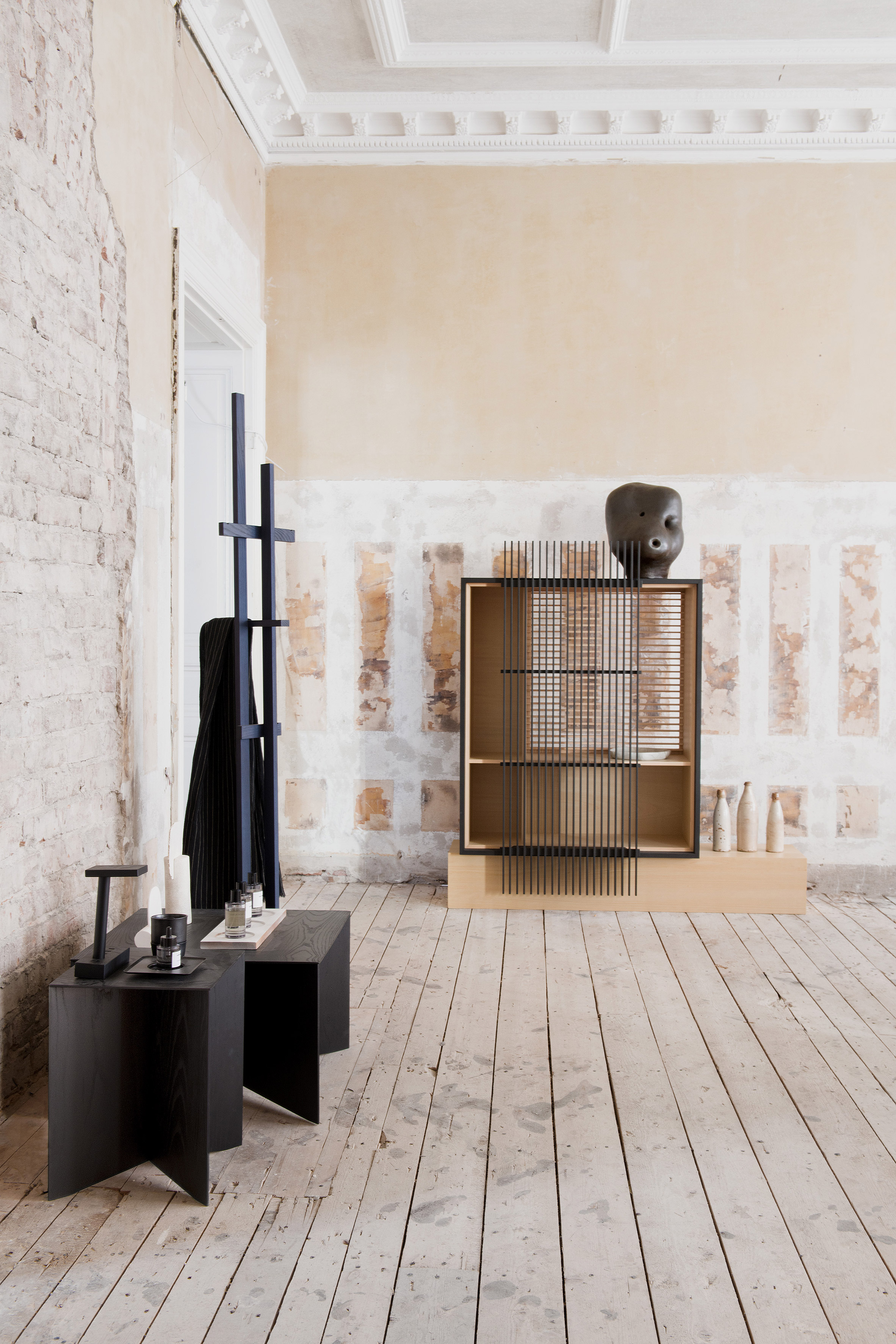 New Japanese brand Ariake debuts furniture in crumbling embassy-13