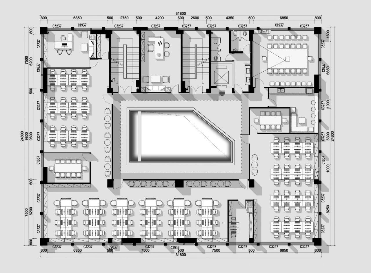 广州市汇创装饰工程有限公司丨科技公司丨广州3T办公室设计 汇创装饰丨中国广州-55