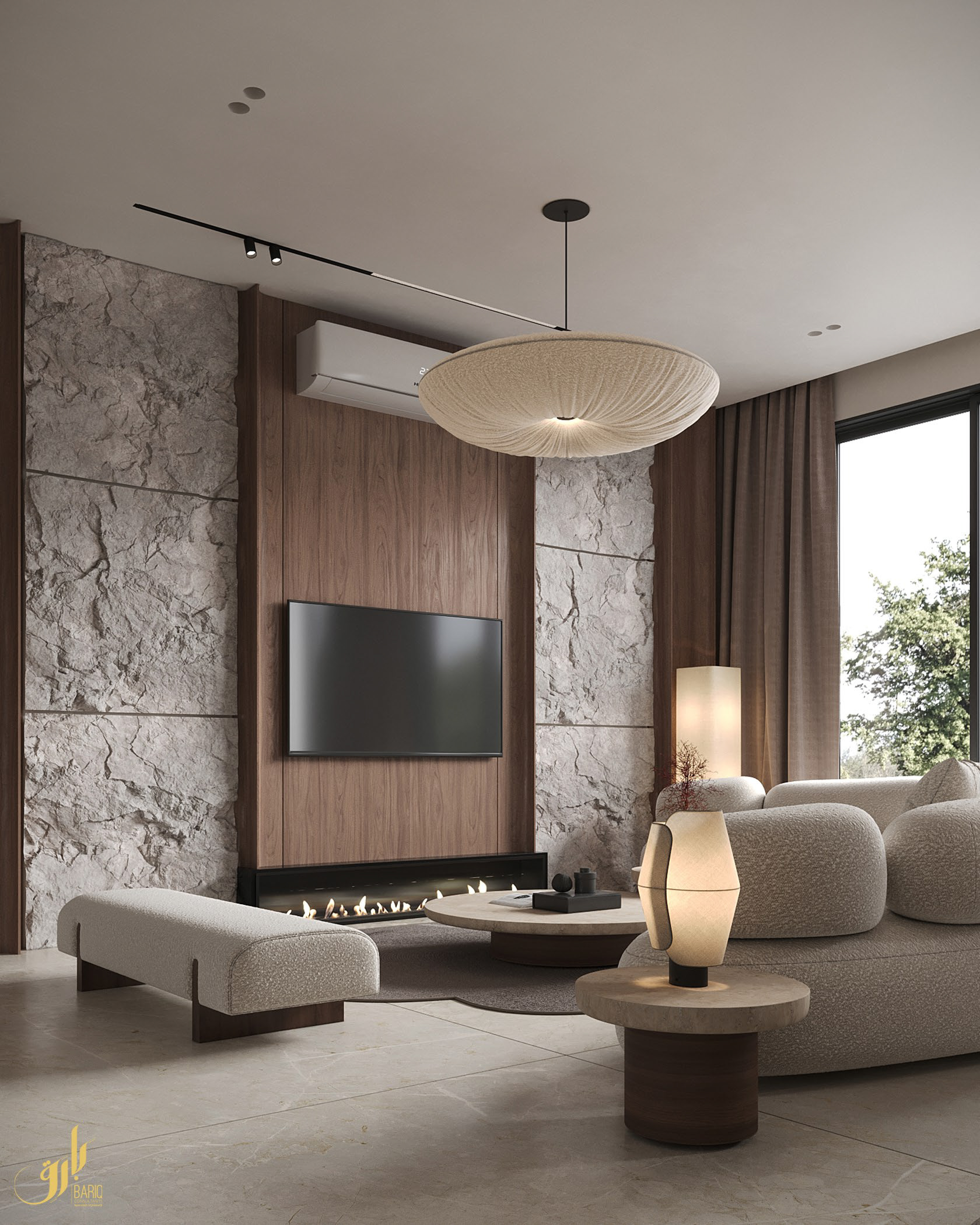 A·A 现代别墅室内设计丨沙特阿拉伯丨Bariq Consultants-13