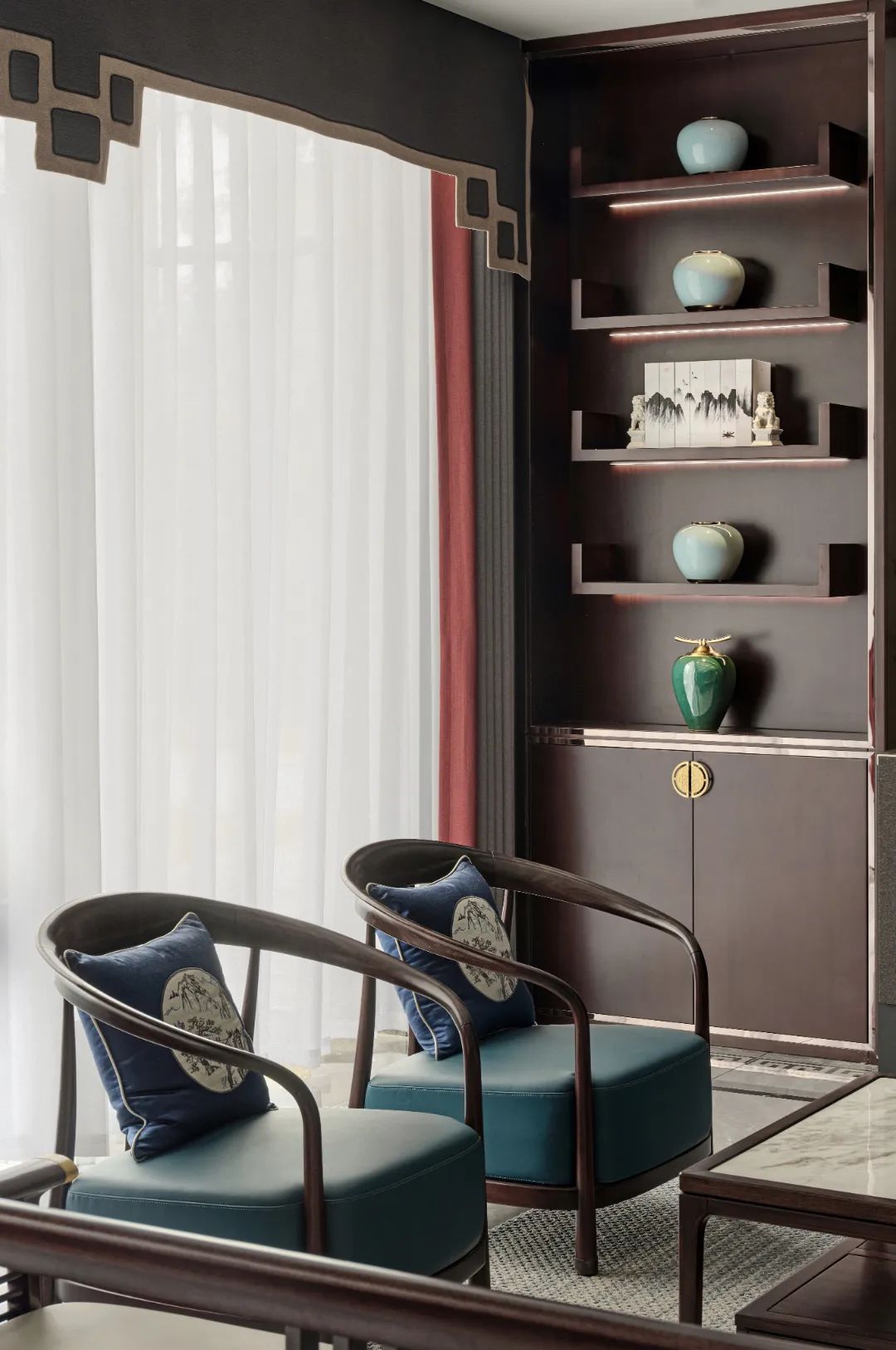 汊河别墅新潮东方 中式风格丨中国滁州丨山舍设计-45