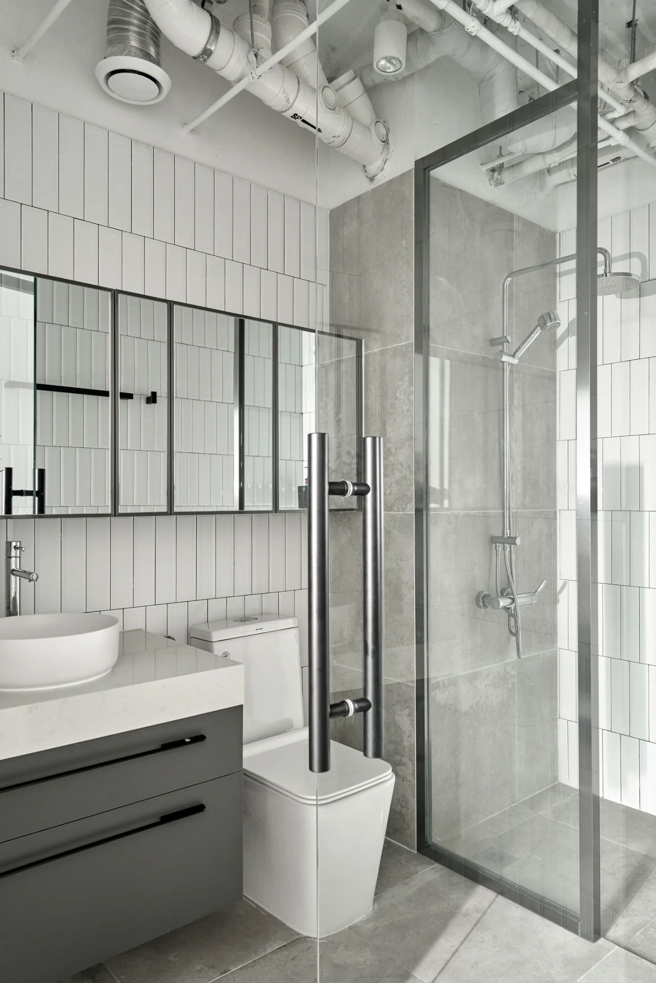 白色简约单身公寓室内设计丨注重人文情怀的现代室内设计社-31