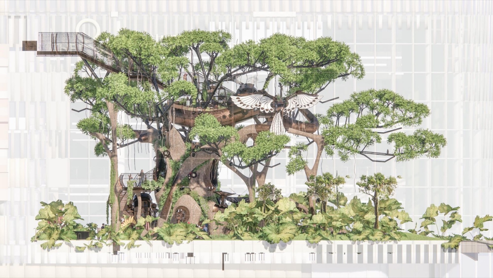 重庆光环花园城 · 世界树丨中国重庆丨WTD纬图设计,喜随设计等多家团队-18