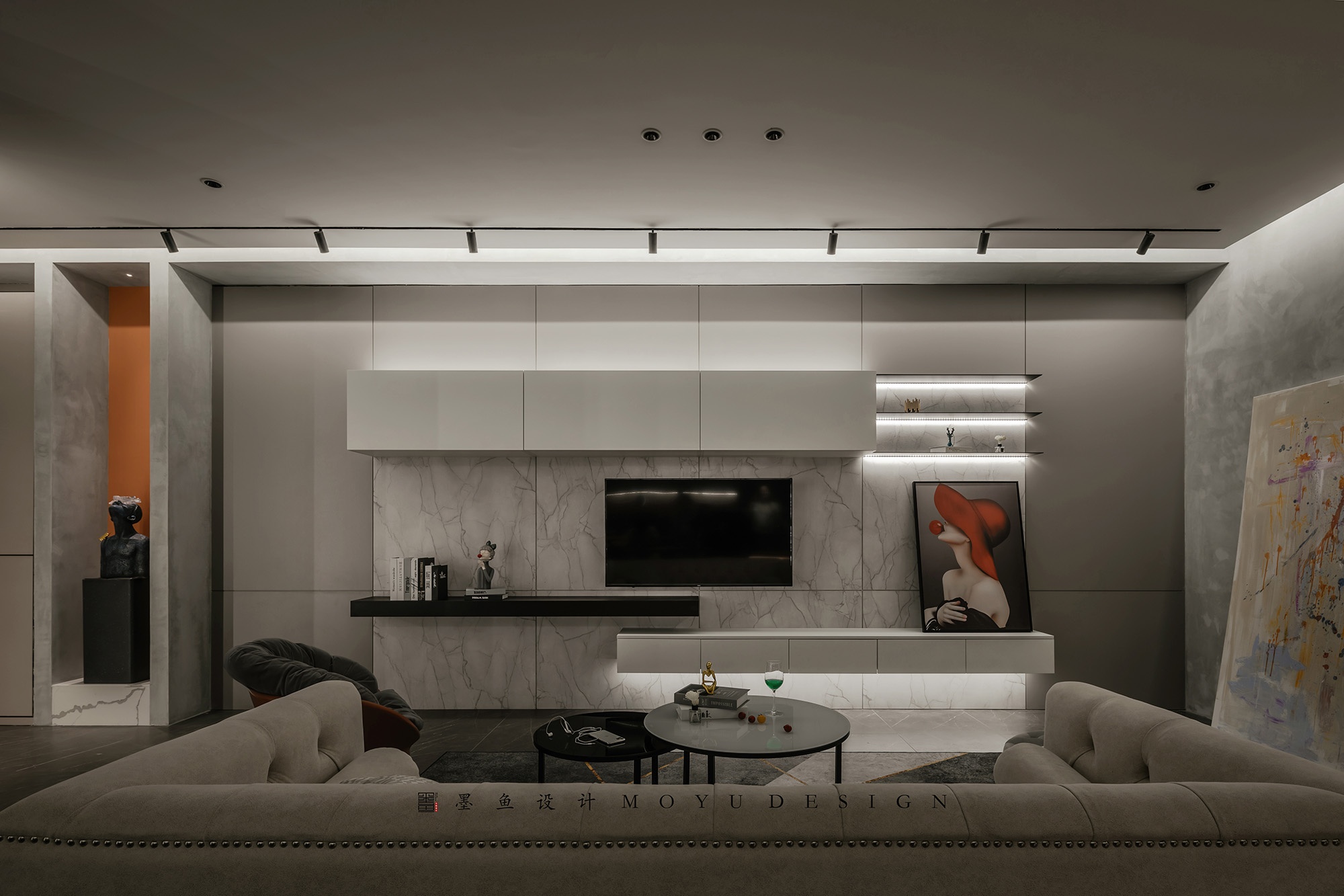 木兮贝全屋定制展厅丨墨鱼空间设计-2