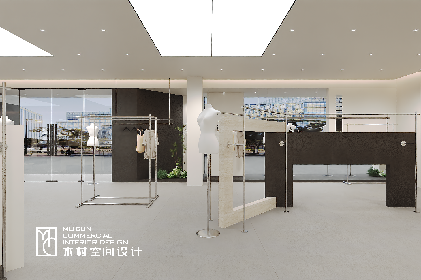 现代简约服装店设计丨中国上海丨木村空间美学-18