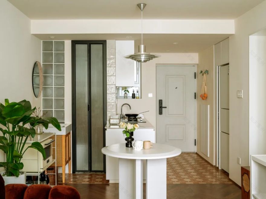 50㎡老破小逆袭 · 开放式布局++ 多功能空间,打造舒适独居小屋丨中国上海丨@李梦婕Maggie-21