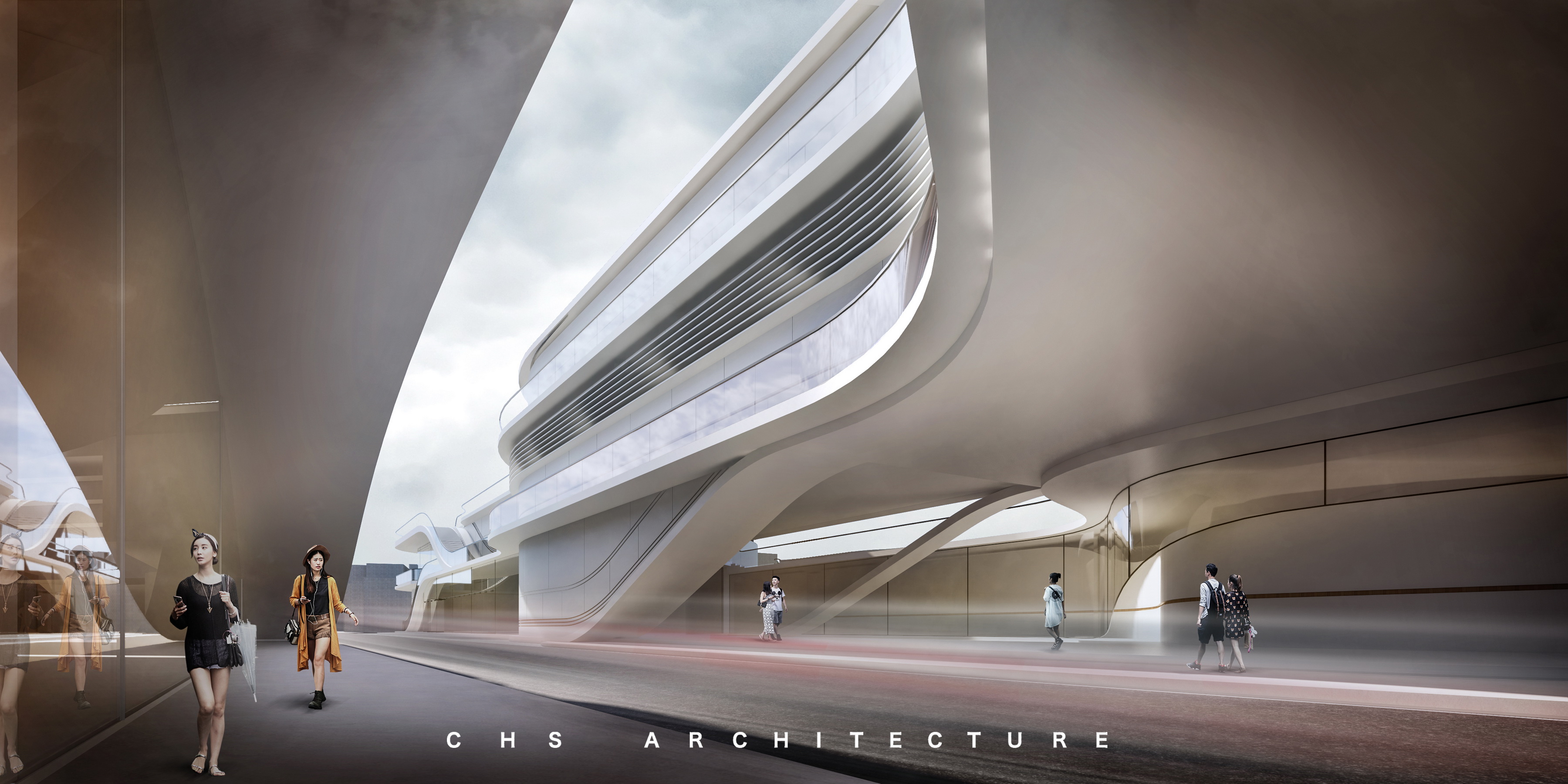 走舸·烟桥旅游体验中心建筑方案设计丨CHS ARCHITECTURE-22