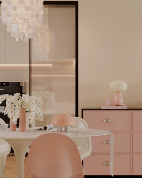 粉雾奶油｜温柔系轻法式治愈私宅