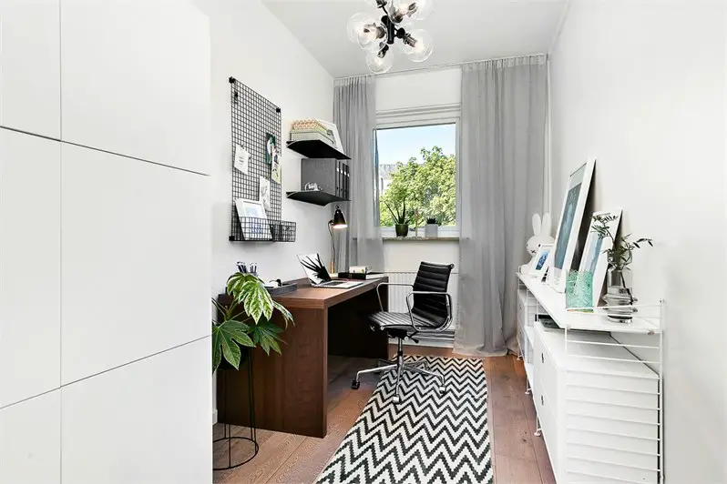 瑞典 92 平米三室一厅工业风公寓-14