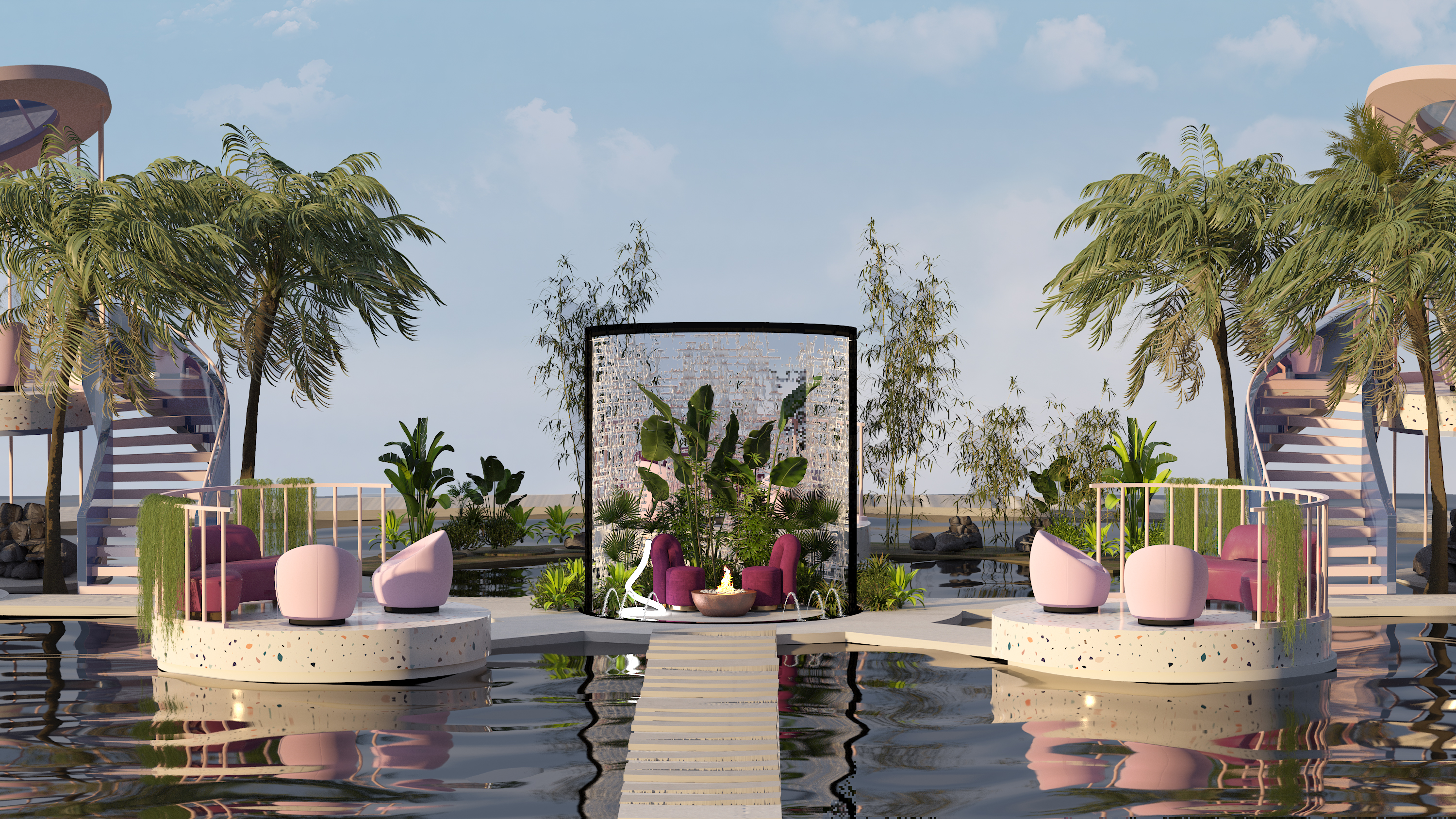 Flori 海滩度假村丨埃及丨美术学院装饰系室内建筑专业-38