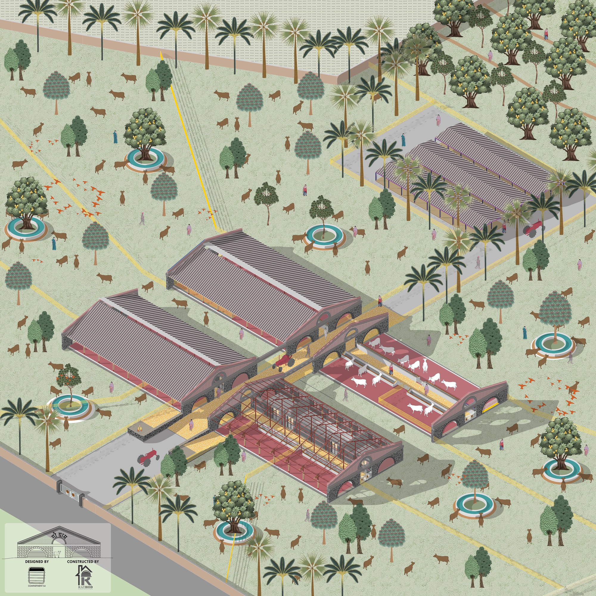 高哈尔畜牧业丨印度丨Compartment S4-16