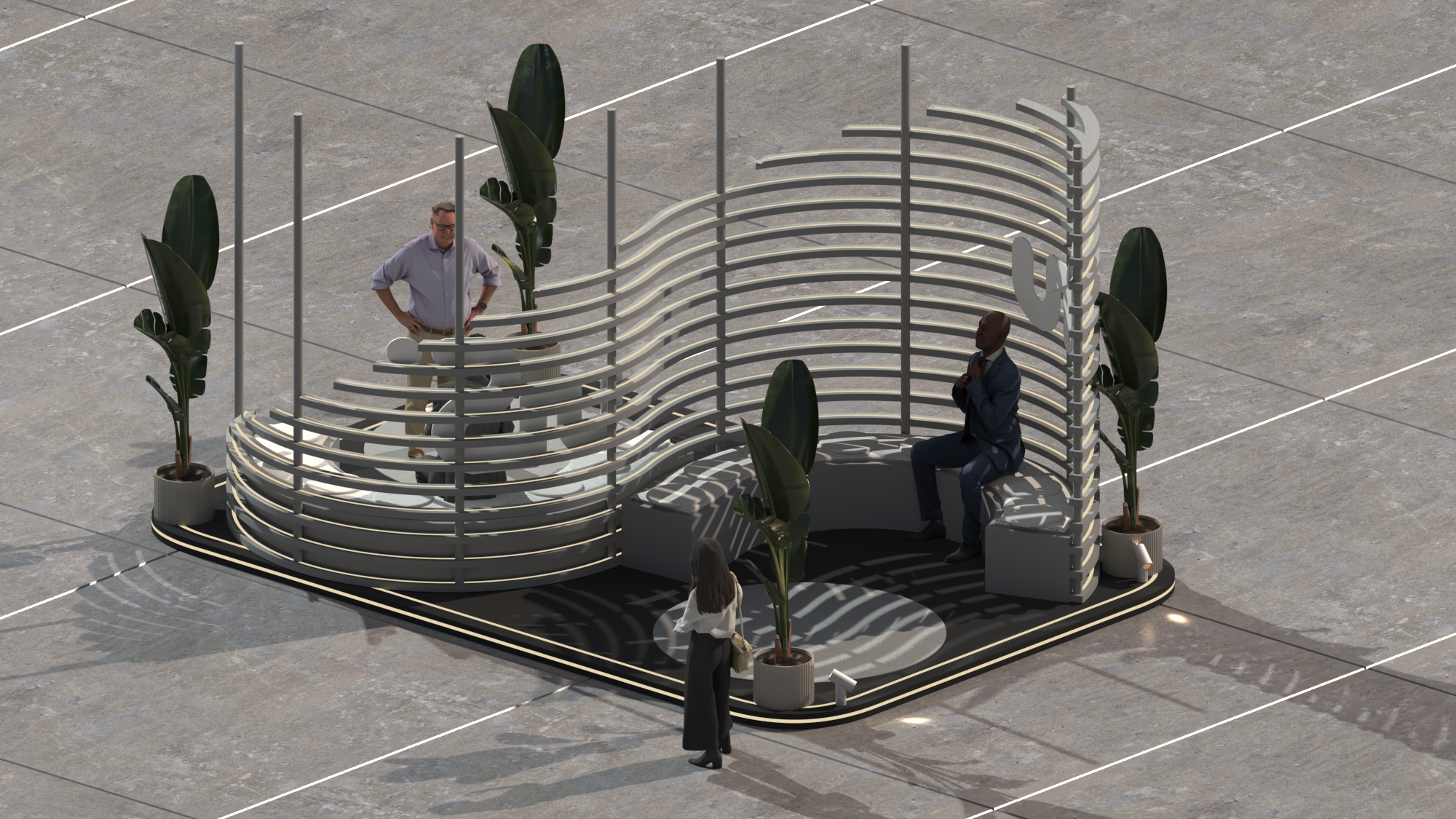 dubai design week stand design for in5design-20