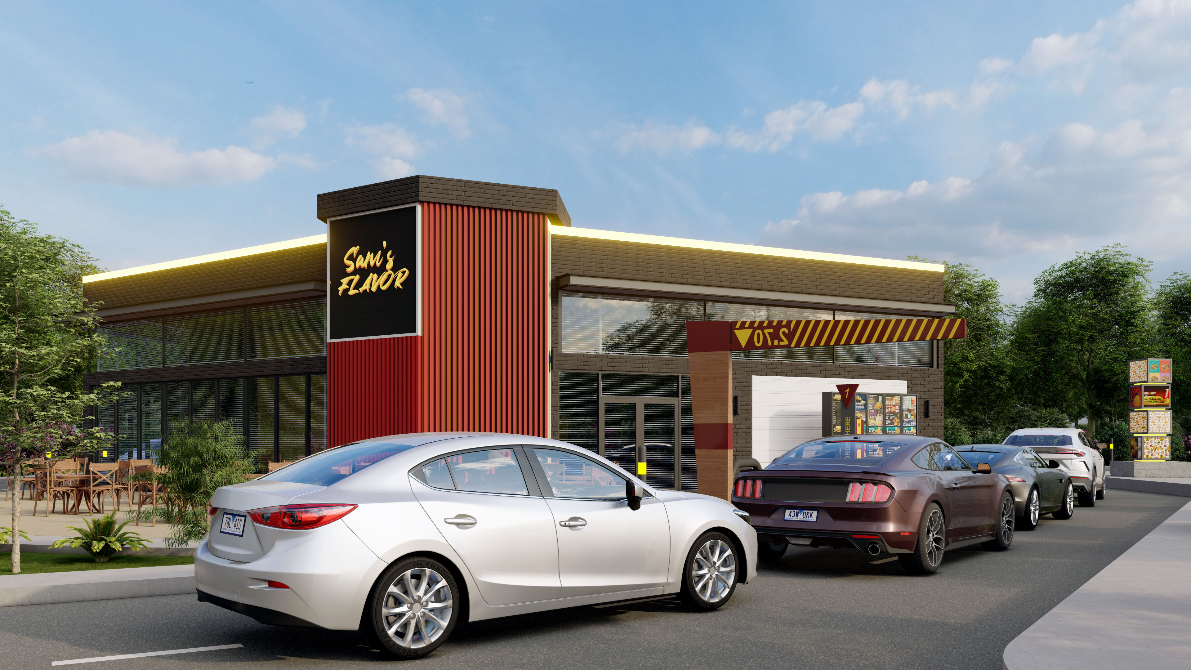 Fast food restaurant Design-4