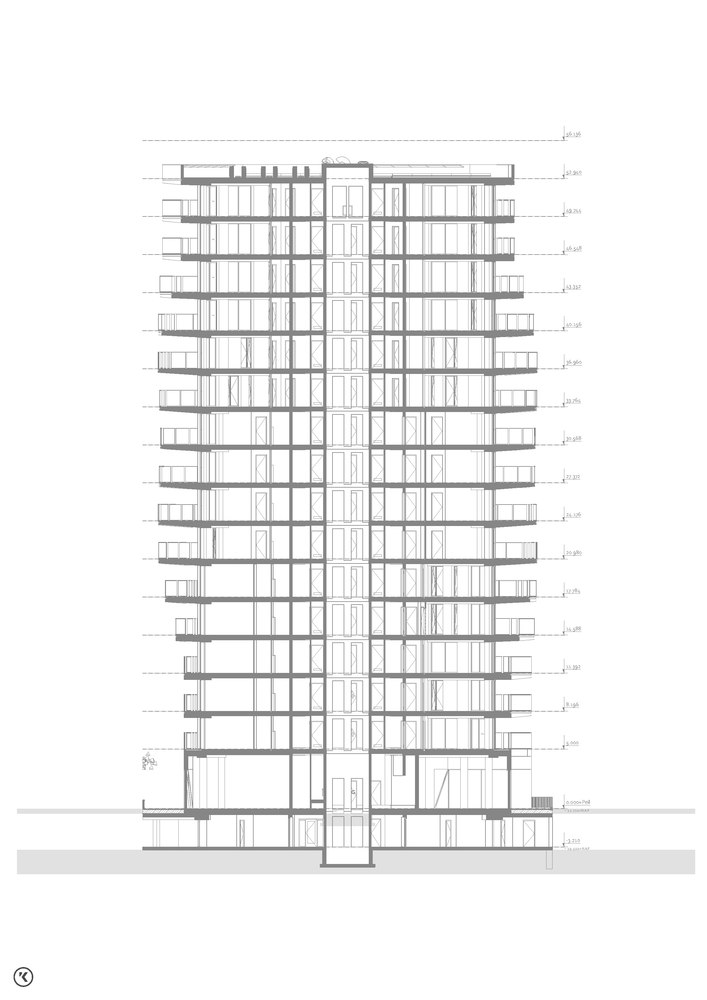 荷兰曼哈顿城市住宅大楼丨Kern Architecten-44