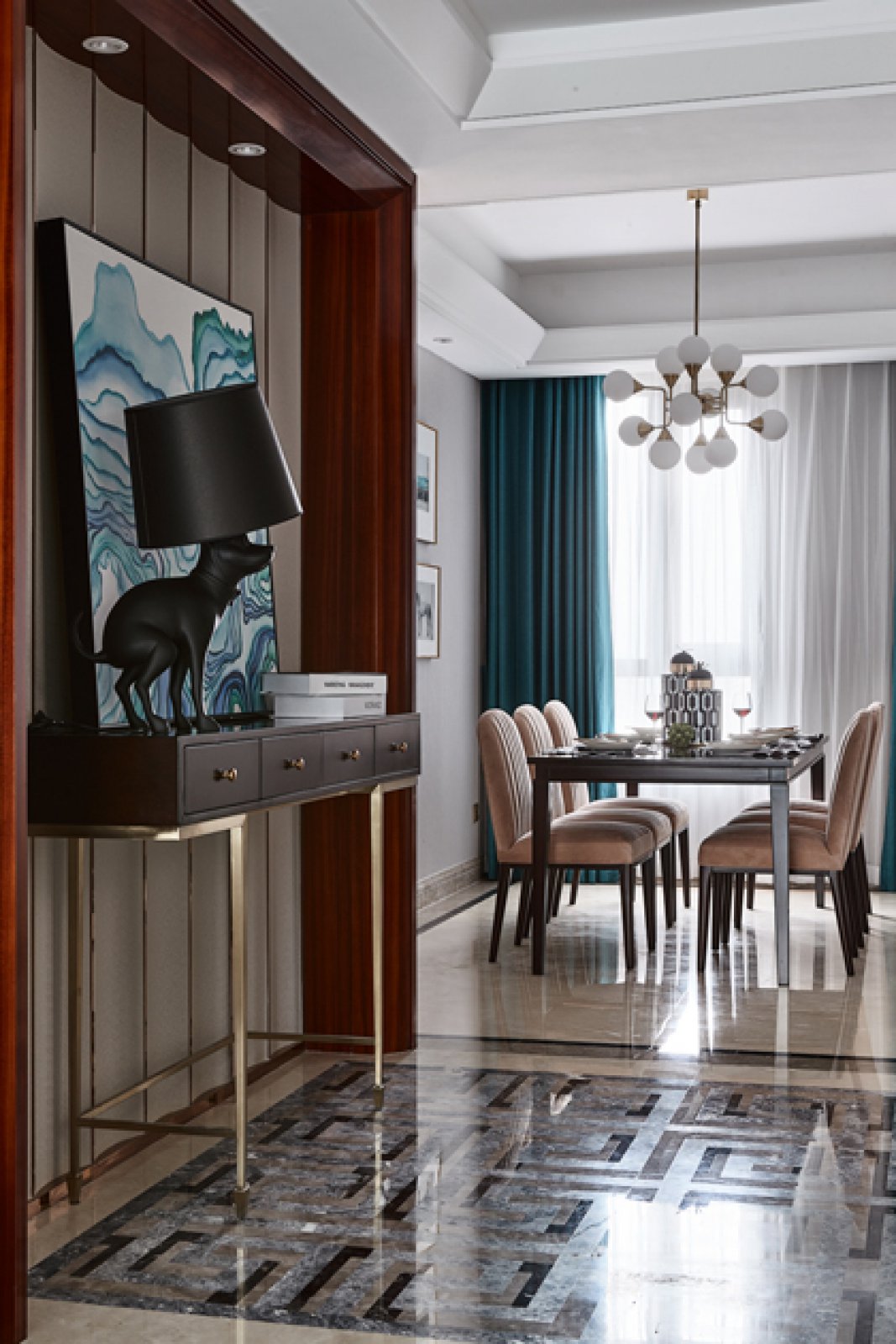 130㎡宁波金茂府摩登古典风-9