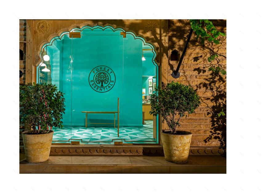 "JDH Urban Regeneration 项目 | Forest Essentials 零售店,艺术装饰与传统元素的完美结合"-15