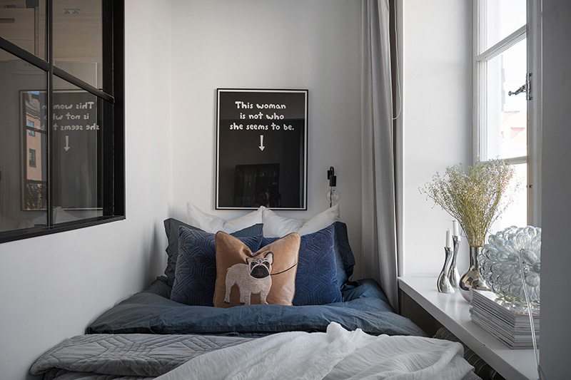 斯德哥尔摩 35 平米少女公寓，粉色浪漫满屋-8